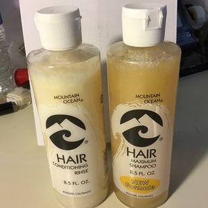 Mountain Ocean Hair Maximum Shampoo & Conditioning Rinse 8.5 oz each